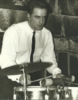 photo Guy Hoffman on timbales (photo from Rudi Petschek 20010601)